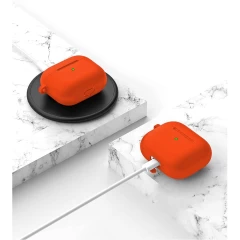 Husa Airpods 3 Casey Studios Silicone Orange