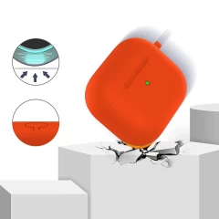 Husa Airpods 3 Casey Studios Silicone Orange