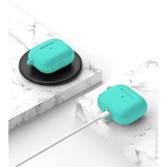 Husa Airpods 3 Casey Studios Silicone Mint Green