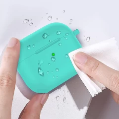 Husa Airpods 3 Casey Studios Silicone Mint Green