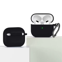 Husa Airpods 3 Casey Studios Silicone Negru