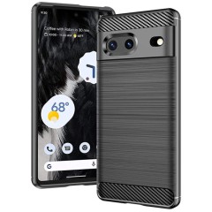 Husa Google Pixel 7 Arpex Carbon Silicone - Negru