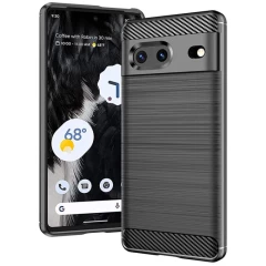 Husa Google Pixel 7 Arpex Carbon Silicone - Negru Negru