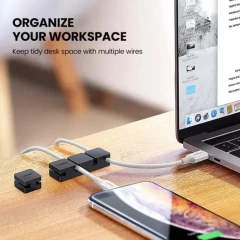Organizator Cabluri Ugreen 3+1, 70585 - Negru Negru