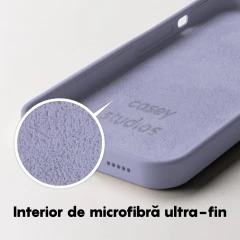 Husa iPhone 14 Pro Max Casey Studios Premium Soft Silicone Light Lilac