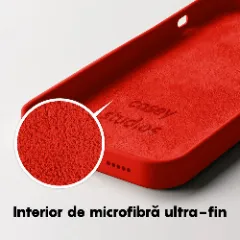 Husa iPhone 14 Pro Casey Studios Premium Soft Silicone - Red Red