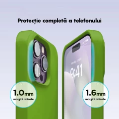 Husa iPhone 14 Pro Casey Studios Premium Soft Silicone - Acid Green Acid Green