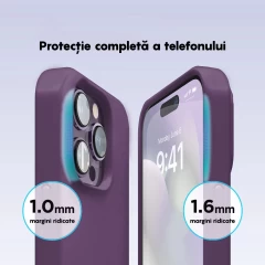 Husa iPhone 14 Pro Casey Studios Premium Soft Silicone - Light Purple Light Purple