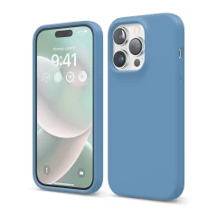 Husa iPhone 14 Pro Casey Studios Premium Soft Silicone - Lilac Lilac