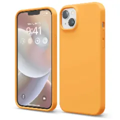 Husa iPhone 14 Plus Casey Studios Premium Soft Silicone Nectarine 