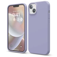 Husa iPhone 14 Plus Casey Studios Premium Soft Silicone Light Lilac 