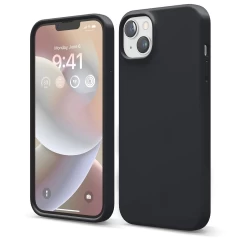 Husa iPhone 14 Plus Casey Studios Premium Soft Silicone Negru 