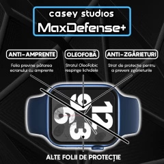 Folie Regenerabila 49 MM - 1/2/3/4/5/6/7/8/SE/Ultra, de Protectie, Casey Studios MaxDefense+ - Negru Negru