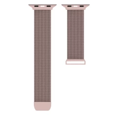 Curea Apple Watch 1/2/3/4/5/6/7/8/SE/Ultra - 42/44/45/49 MM Milanese Dual Loop Casey Studios, Metalica Casey Studios - Rose Pink Rose Pink