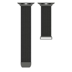 Curea Apple Watch 1/2/3/4/5/6/7/8/SE/Ultra - 42/44/45/49 MM Milanese Dual Loop Casey Studios, Metalica Casey Studios - Dark Gray Dark Gray