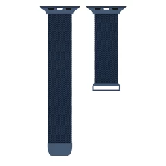 Curea Apple Watch 1/2/3/4/5/6/7/8/SE - 38/40/41 MM Milanese Dual Loop Casey Studios, Metalica Casey Studios - Blue Blue