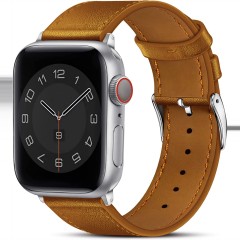 Curea Apple Watch 1/2/3/4/5/6/7/8/SE - 38/40/41 MM Premium din Piele Naturala Casey Studios Casey Studios - Maro