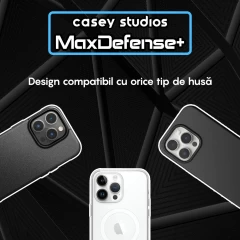 Set 2x Folie Sticla Camera MaxDefense+ compatibila cu iPhone 14 Pro Max / 14 Pro Transparent