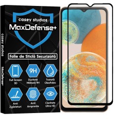 Folie Sticla CASEY STUDIOS pentru Samsung Galaxy A23 5G / A23 4G / A04S / A04 / A13 5G / A13 4G / M23 / M33 / M13 / F23 / F13, Full Glue, Duritate Militara, Ultra HD, Protectie Profesionala Ecran 3D, Anti Zgarieturi, Anti Amprente, Anti Socuri, Margi