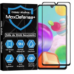 Folie Sticla CASEY STUDIOS pentru Samsung Galaxy A41, Full Glue, Duritate Militara, Ultra HD, Protectie Profesionala Ecran 3D, Anti Zgarieturi, Anti Amprente, Anti Socuri, Margini Negre