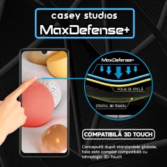 Folie Sticla CASEY STUDIOS pentru Samsung Galaxy A42 5G, Full Glue, Duritate Militara, Ultra HD, Protectie Profesionala Ecran 3D, Anti Zgarieturi, Anti Amprente, Anti Socuri, Margini Negre