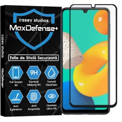 Folie Sticla CASEY STUDIOS pentru Samsung Galaxy M32 4G, Full Glue, Duritate Militara, Ultra HD, Protectie Profesionala Ecran 3D, Anti Zgarieturi, Anti Amprente, Anti Socuri, Margini Negre