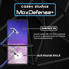 Folie Sticla CASEY STUDIOS pentru Samsung Galaxy S10E, Full Glue, Duritate Militara, Ultra HD, Protectie Profesionala Ecran 3D, Anti Zgarieturi, Anti Amprente, Anti Socuri, Margini Negre Negru
